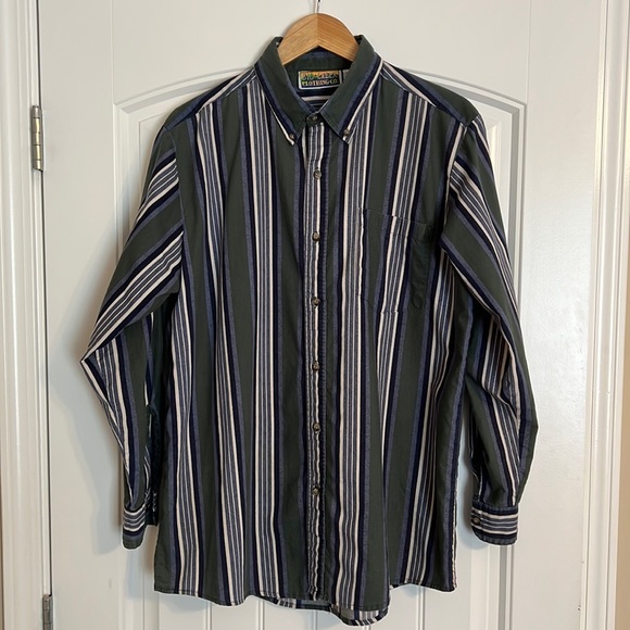 Big Greek Other - Vintage Men’s Relaxed Fit Long Sleeve Western Shirt Size: L